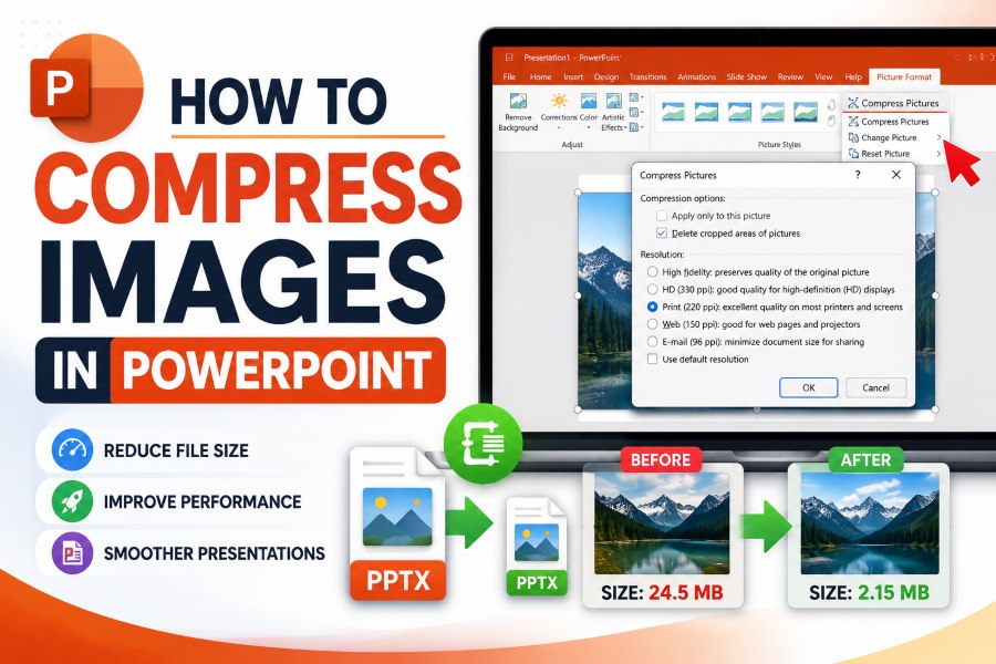 How to Compress Images in PowerPoint